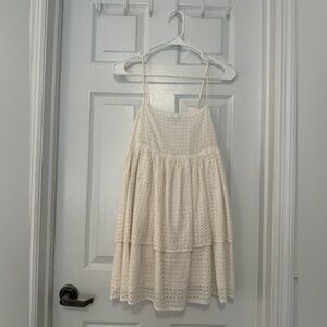 White eyelet dress 🐇🤍